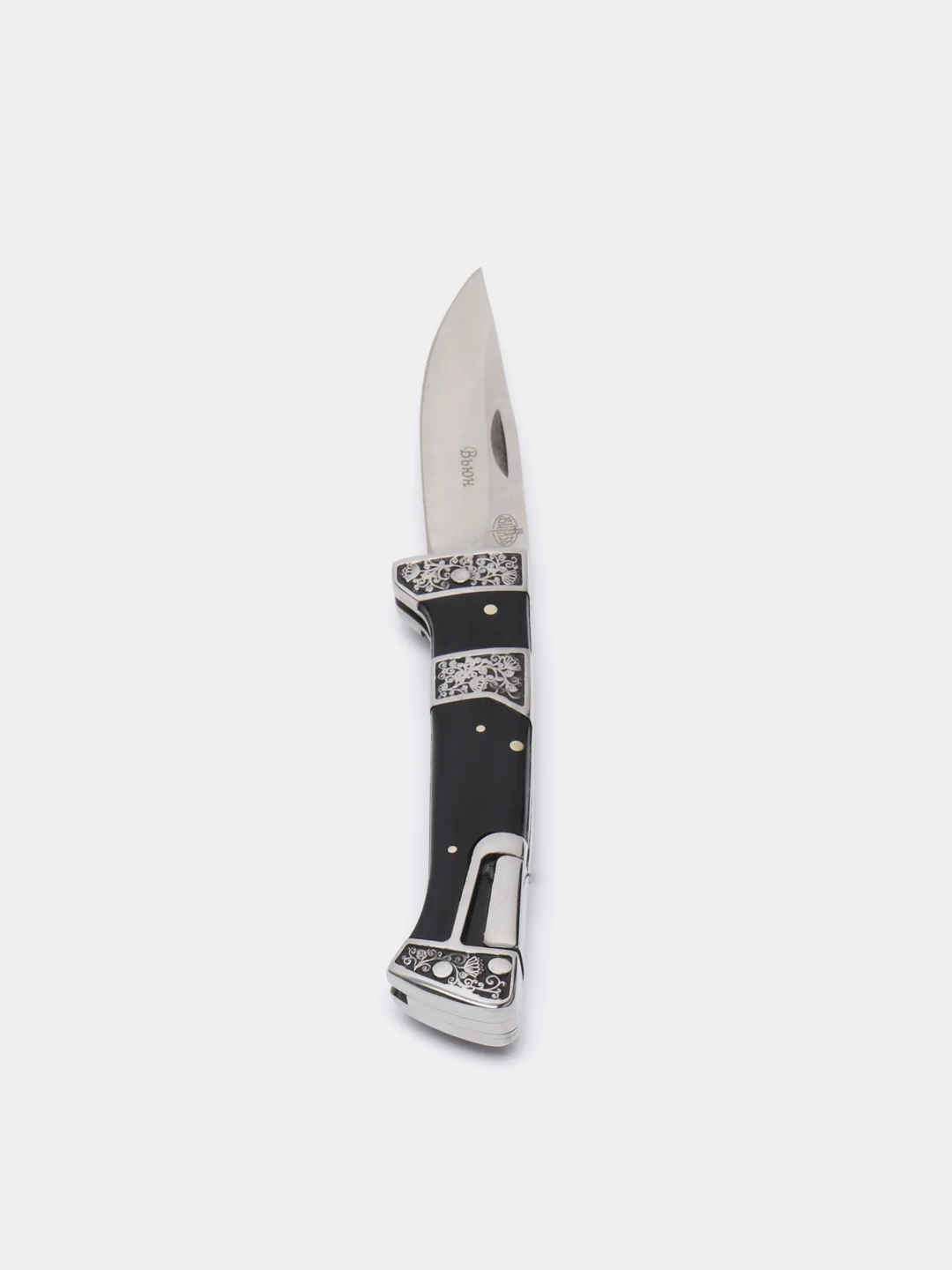 Нож "Вьюн" складной туристический, сталь 50Х14МФ, замок Back Lock  (Витязь B5201)