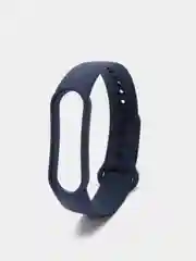 Индиго силиконовый ремешок для Xiaomi Mi Band 3 / Mi Band 4 / Mi Band 5 / Браслет на Mi Band