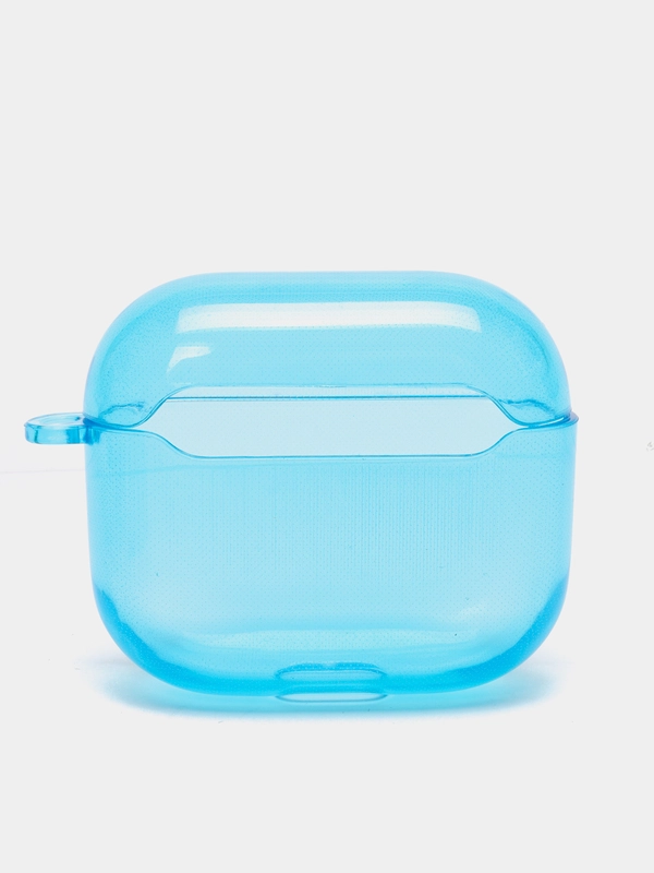 Неоновый чехол для AirPods 3, силиконовый, с креплением под карабин, 9 цветов