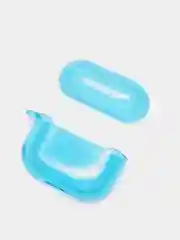 Аметистовый неоновый чехол для AirPods 3, силиконовый, с креплением под карабин, 9 цветов