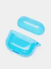 Аметистовый неоновый чехол для AirPods 3, силиконовый, с креплением под карабин, 9 цветов