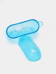 Аметистовый неоновый чехол для AirPods 3, силиконовый, с креплением под карабин, 9 цветов