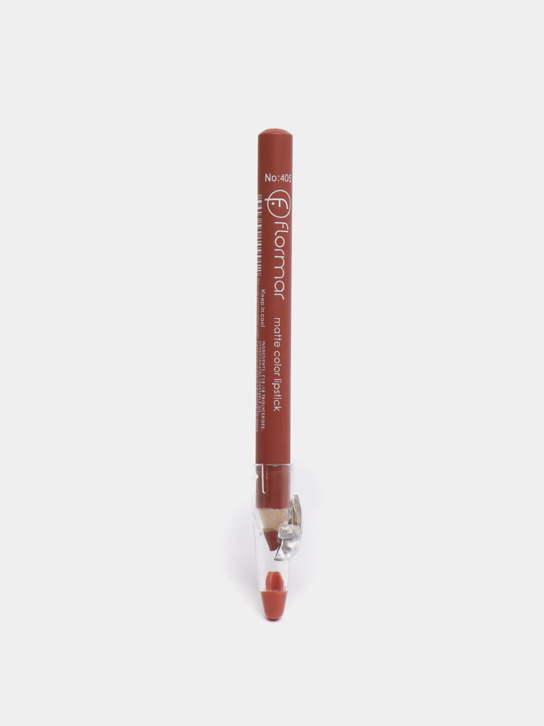Карандаш-помада для губ Flormar матовый, с точилкой