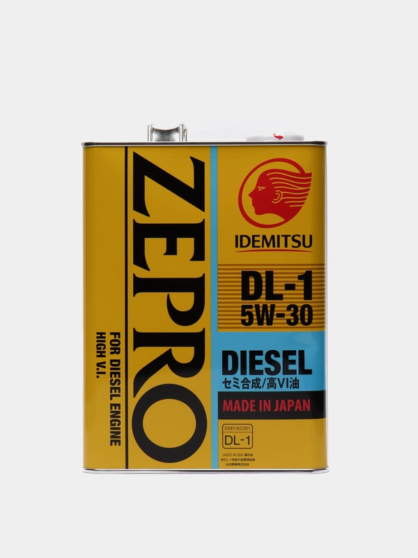 Полусинтетическое моторное масло IDEMITSU "Zepro Diesel", 5 W-30, 1/4л
