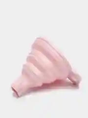 Розовый воронка силиконовая складная