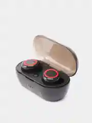 Красный наушники беспроводные TWS BTV 5.0, Ultra low, с сенсорным управлением