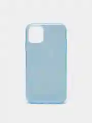 Голубой чехол iPhone 11 силиконовый