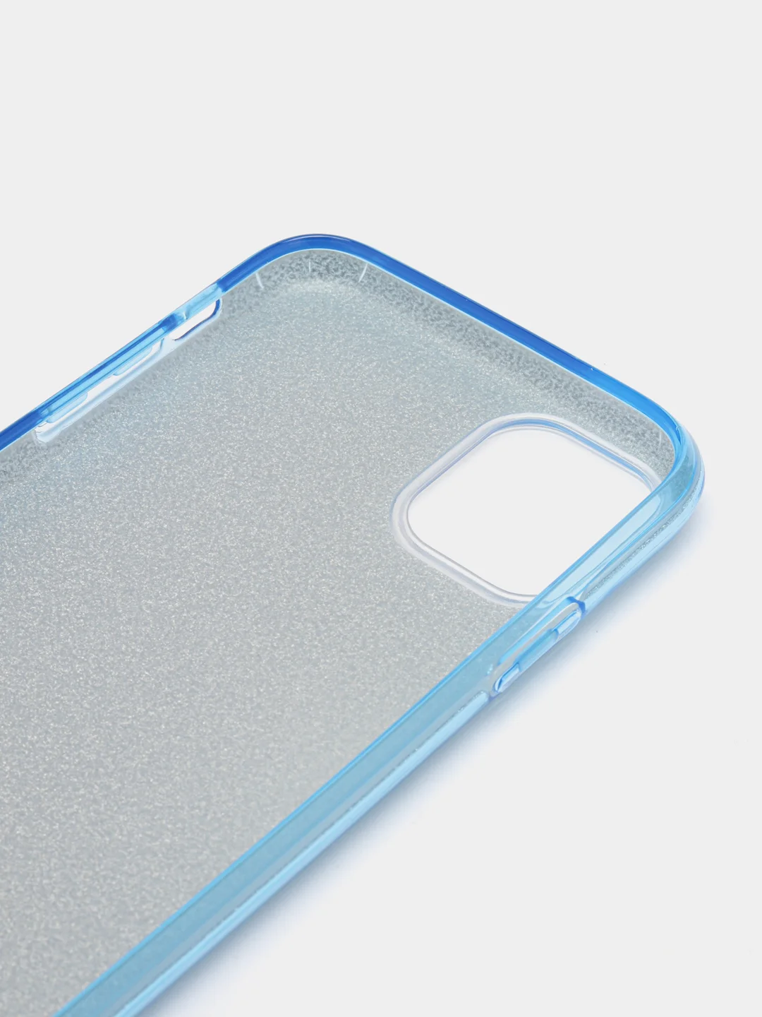 Голубой чехол iPhone 11 силиконовый