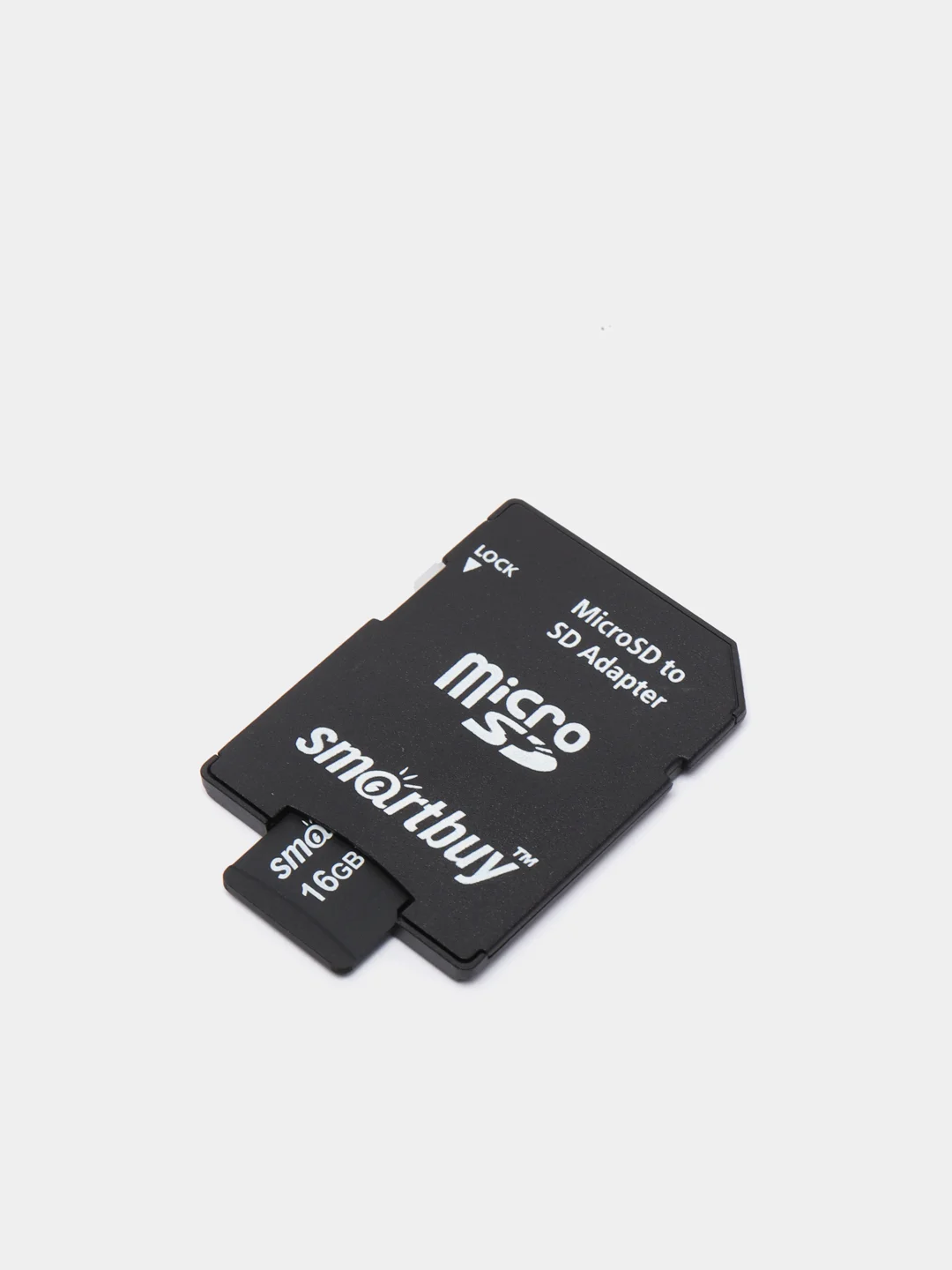 Карта памяти microSD 16 GB, 10 класс, с адаптером