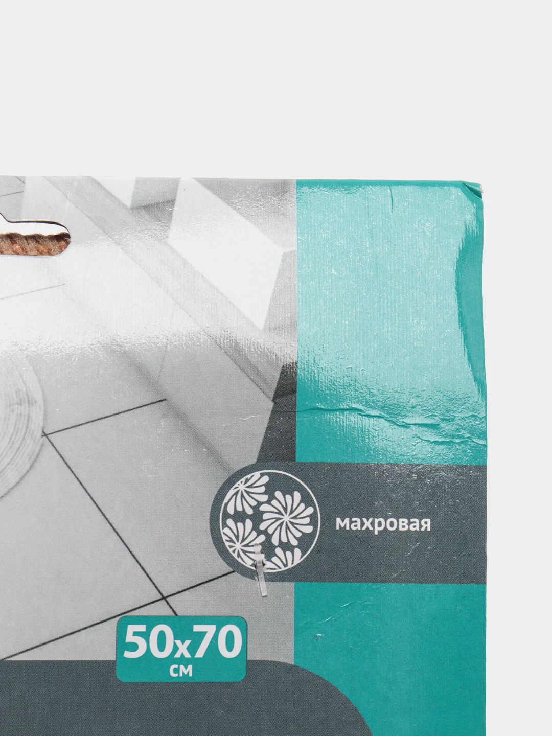 Коричневый тряпка для пола, махровая, из микрофибры, 50 х 70 см