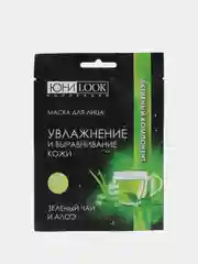 Маска для лица увлажняющая и выравнивающая баланс кожи с зеленым чаем и алоэ, 22 мл