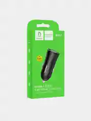 Автомобильное зарядное устройство Denmen DZ07, 2 USB, 2.4A