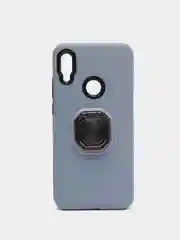 Серый чехол Honor 8A / 8A Prime / Huawei Y6 2019 / Y6 Prime 2019, с металлическим кольцом