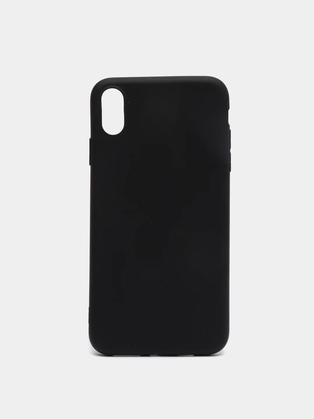 Черный силиконовый чехол IPhone