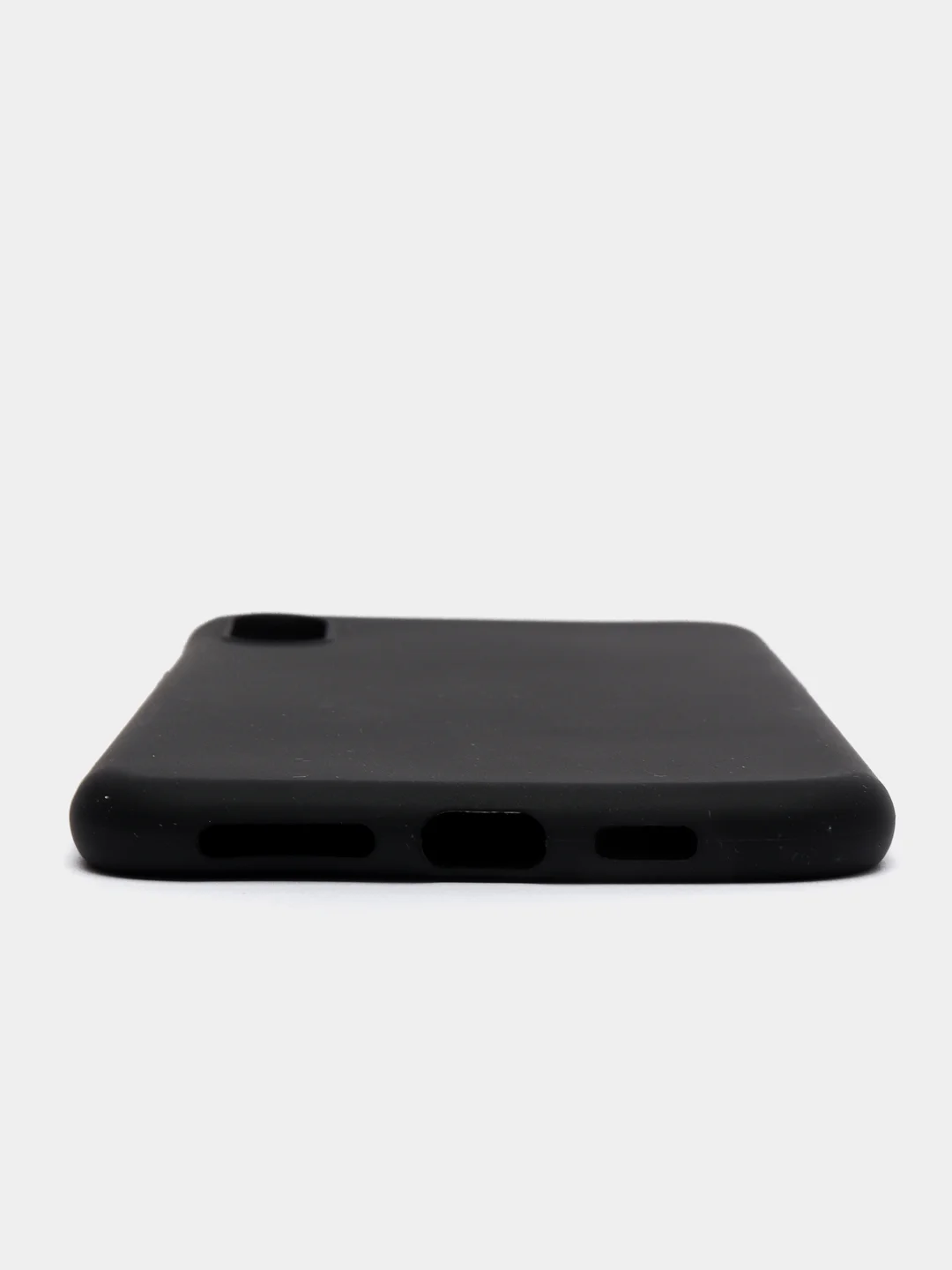 Черный силиконовый чехол IPhone
