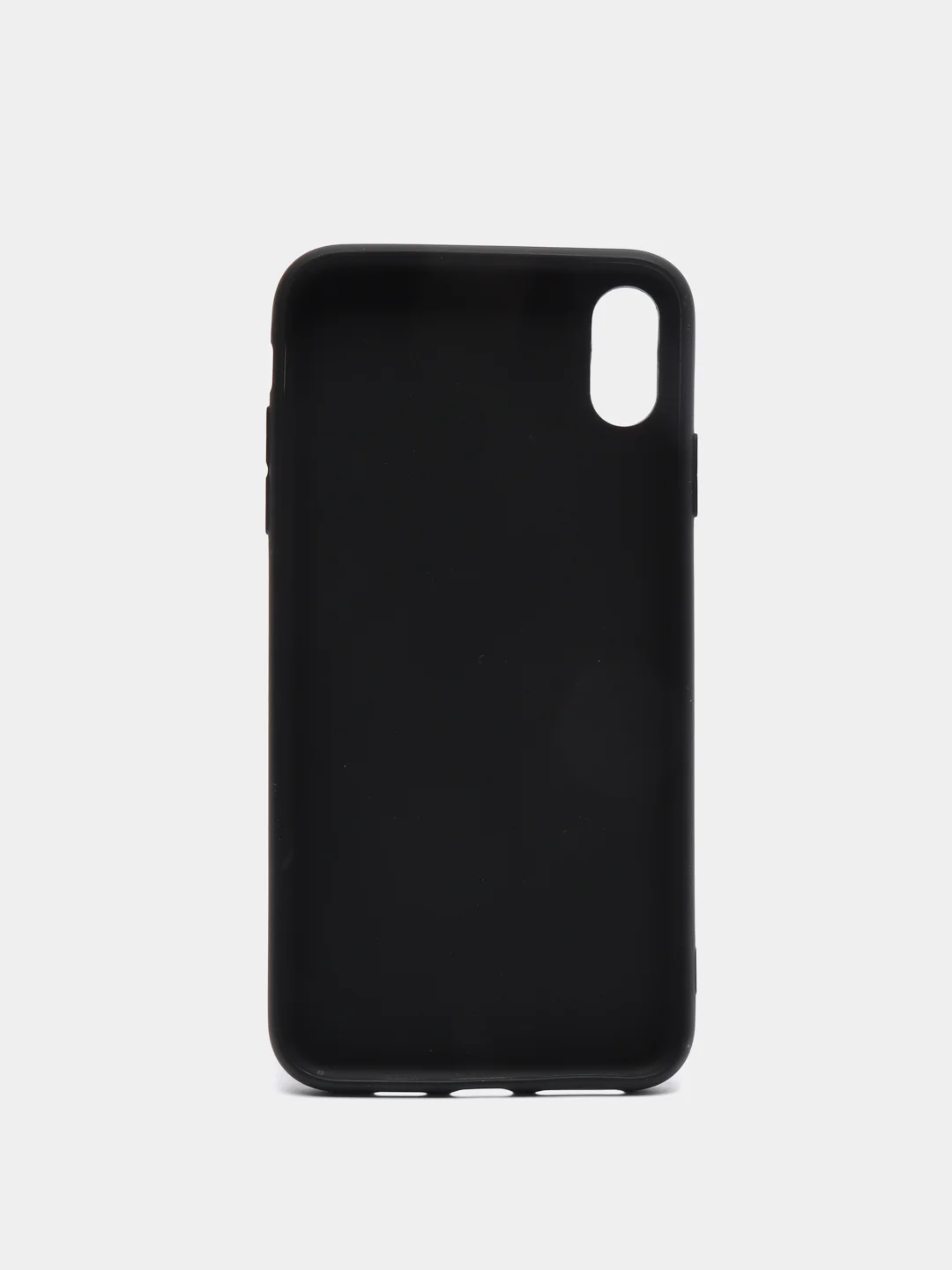 Черный силиконовый чехол IPhone