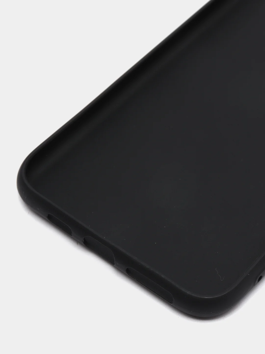 Черный силиконовый чехол IPhone