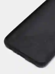 Синий силиконовый чехол накладка для Samsung A02S 2021 с текстурой кожи (под кожу)