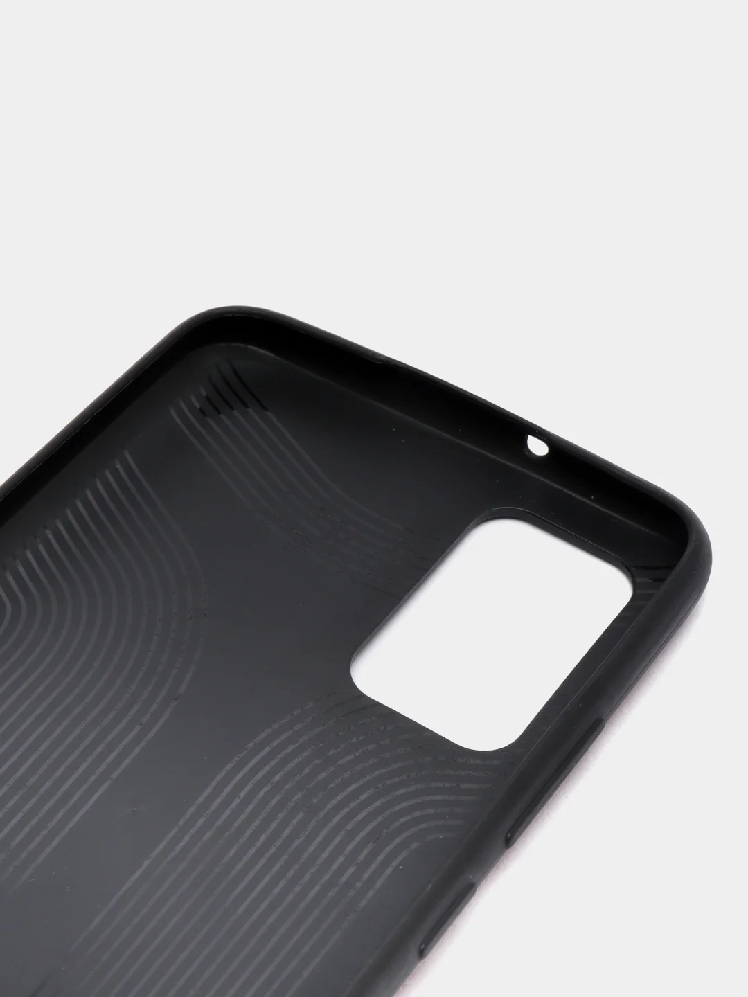 Зеленый силиконовый чехол накладка для Samsung A02S 2021 с текстурой кожи (под кожу)