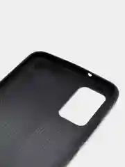 Зеленый силиконовый чехол накладка для Samsung A02S 2021 с текстурой кожи (под кожу)