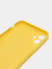 Желтый чехол iPhone 11 14 13 12 Pro Mini Plus XR 7 8 SE 2020 силиконовый (Айфон ХР Про Мини Плюс)