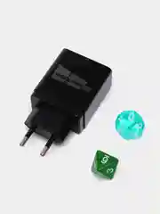 Черный блок питания 3.0A USB+USB-C, PD 20W быстрая зарядка для Apple/Android More Choice NC71S