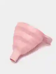 Розовый воронка складная, силиконовая