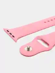 Розовый силиконовый ремешок для смарт часов Apple Watch, силиконовый браслет