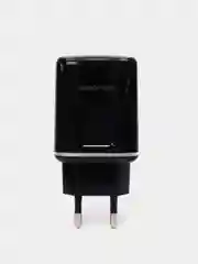 Черный блок питания 2USB 3A 18W Borofone BA54A, Зарядное устройство PD 18W+QC3.0 быстрая зарядка