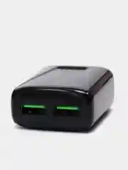 Черный блок питания 2USB 3A 18W Borofone BA54A, Зарядное устройство PD 18W+QC3.0 быстрая зарядка