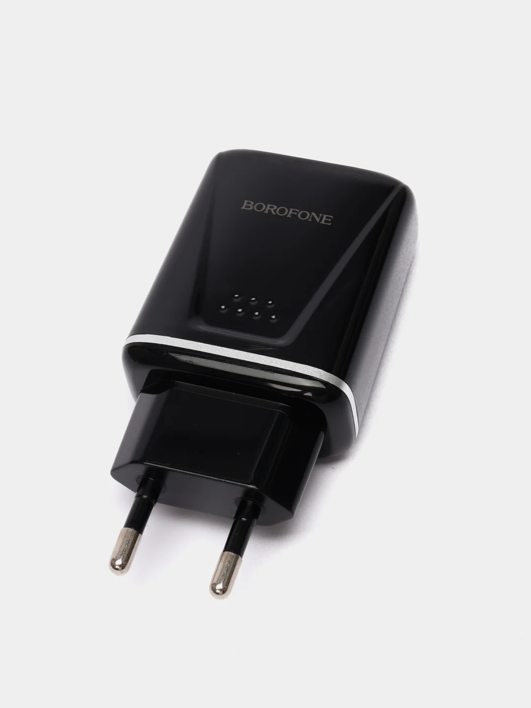 Черный блок питания 2USB 3A 18W Borofone BA54A, Зарядное устройство PD 18W+QC3.0 быстрая зарядка
