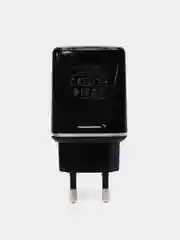 Черный блок питания 2USB 3A 18W Borofone BA54A, Зарядное устройство PD 18W+QC3.0 быстрая зарядка