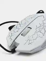 Белый компьютерная мышь  с RGB подсветкой