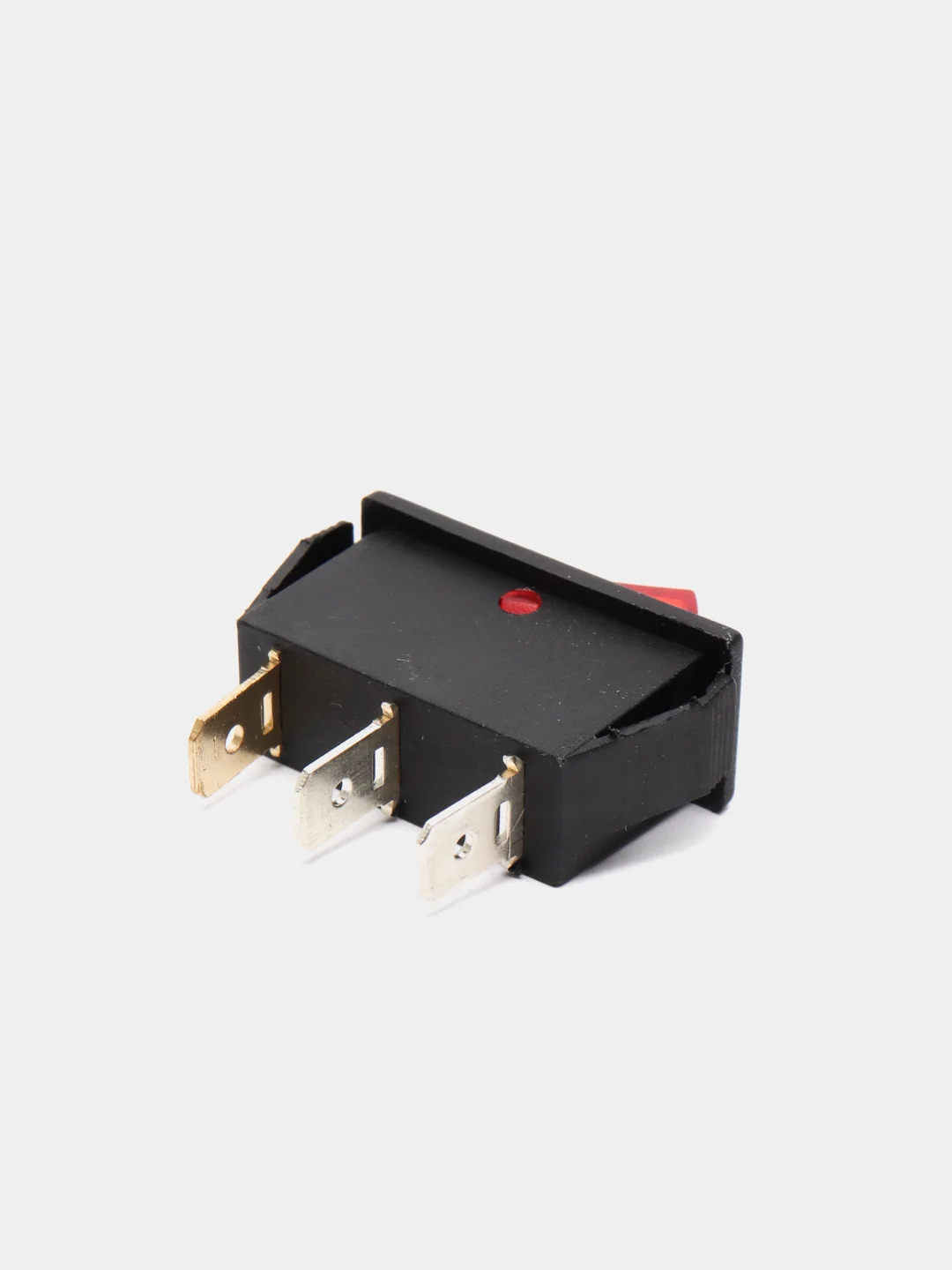 Переключатель с подсветкой KCD3-101N-C3-R/3P on-off красный, 15A 250VAC
