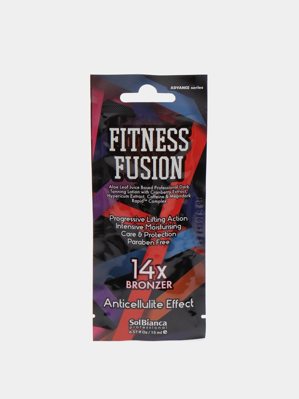 КРЕМ С ЭФФЕКТОМ АВТОЗАГАРА "FITNESS FUSION" С ЭКСТРАКТОМ ЯГОД КЛЮКВЫ И БРОНЗАТОРАМИ