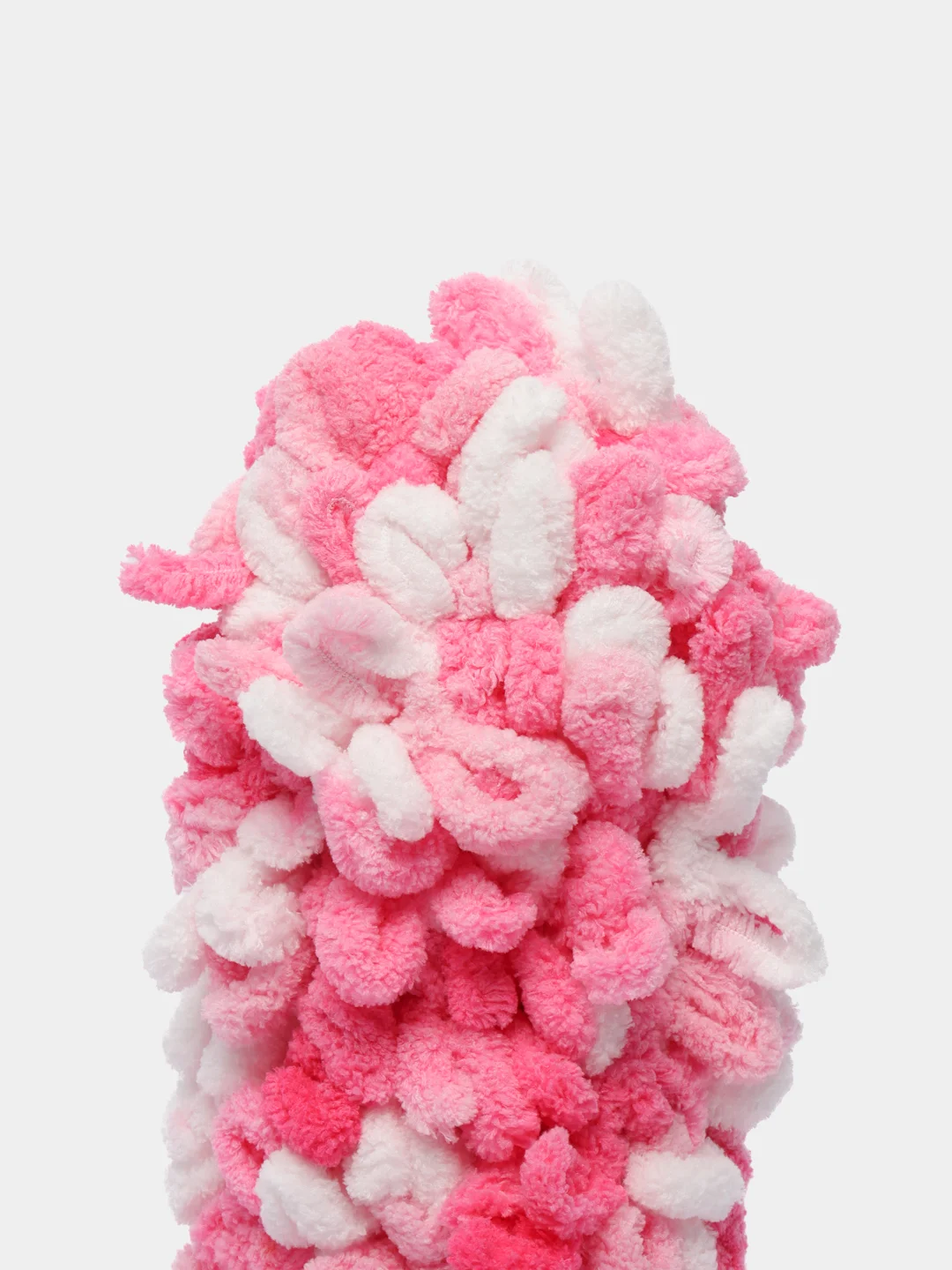 Красный пряжа Alize Puffy Color, петельки, 5 штук, микрополиэстер