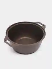 Кастрюля со стеклянной крышкой, кофейный мрамор, 2 л