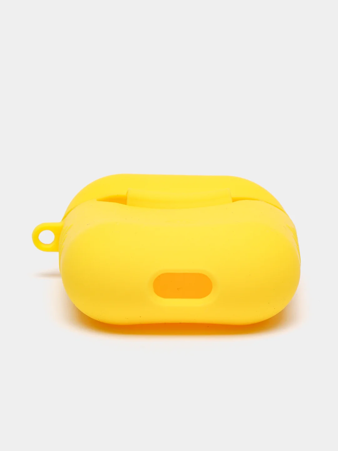 Желтый силиконовый чехол для беспроводных наушников AirPods 1, AirPods 2