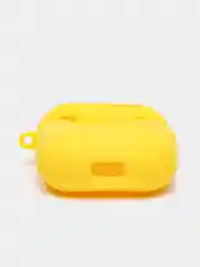 Желтый силиконовый чехол для беспроводных наушников AirPods 1, AirPods 2