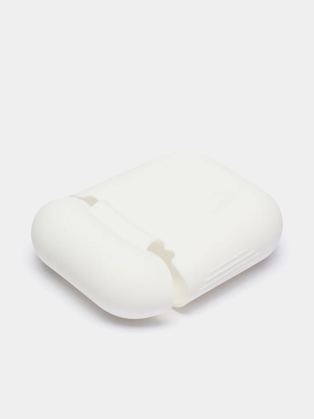 Белый чехол для наушников AirPods 1, 2, силиконовый