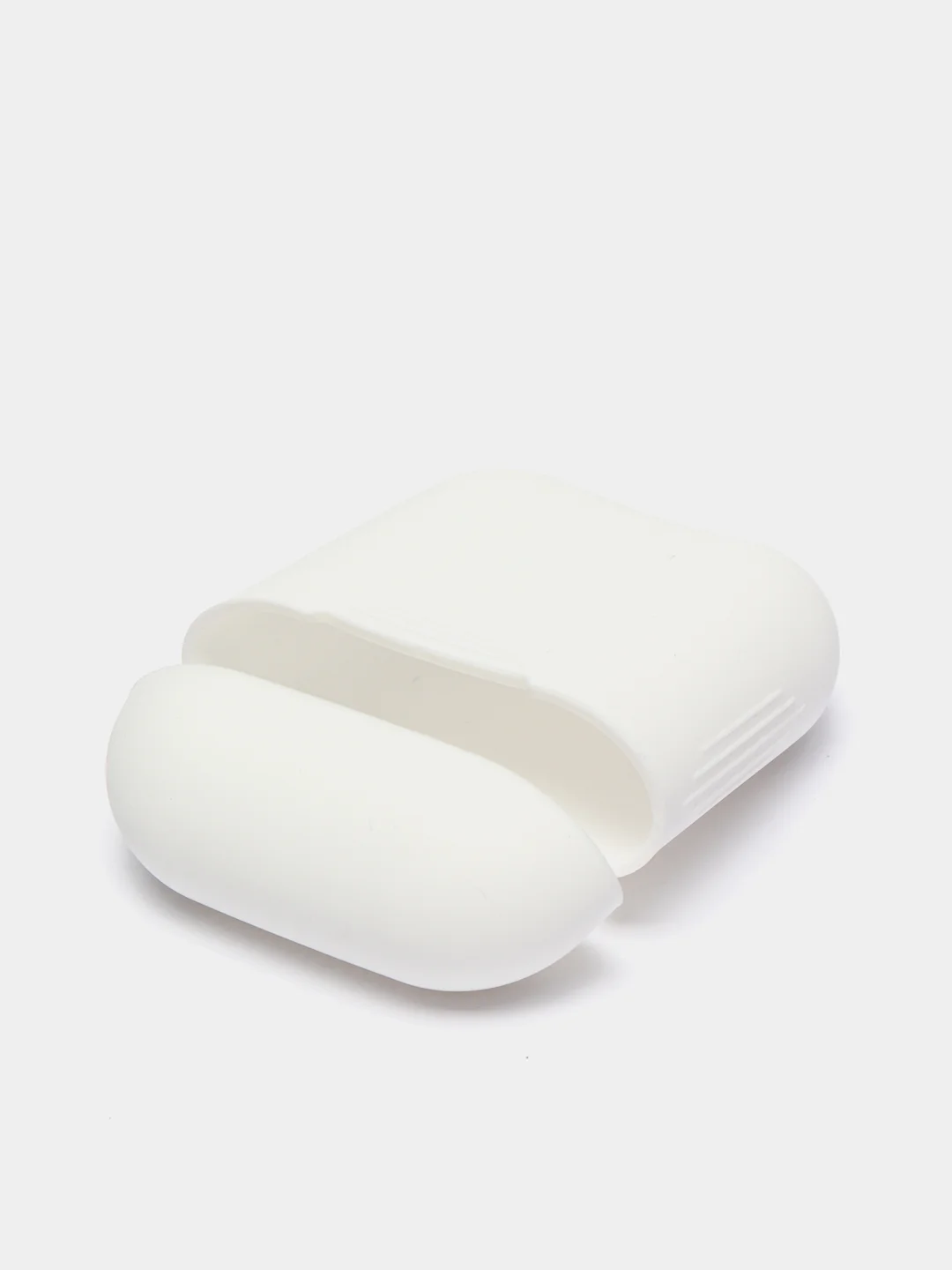 Белый чехол для наушников AirPods 1, 2, силиконовый