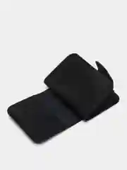 Черный женский кошелек Baellery mini из замшевой экокожи, 10 цветов
