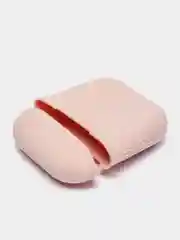 Пудровый чехол для наушников AirPods 1, 2, силиконовый