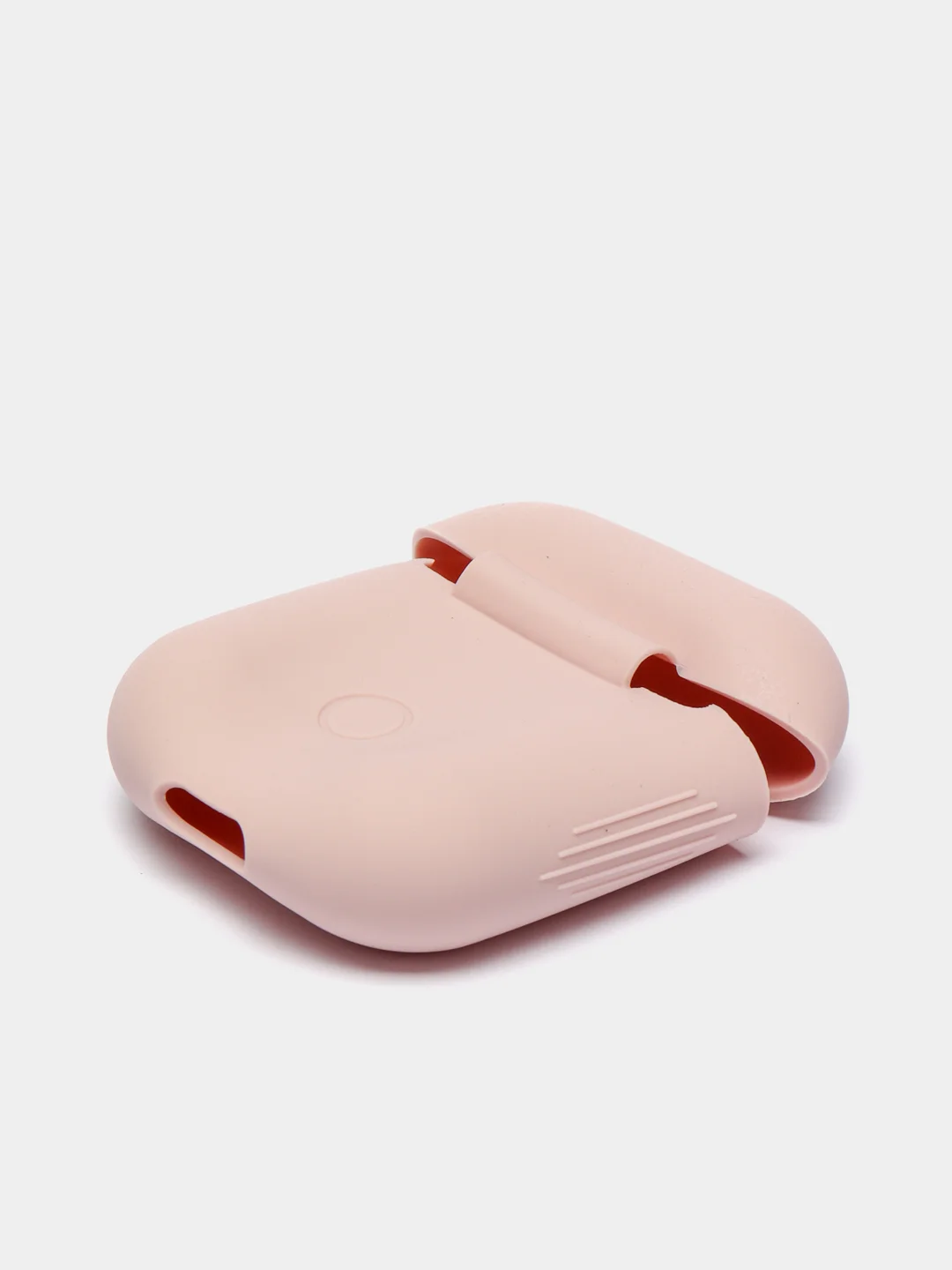 Пудровый чехол для наушников AirPods 1, 2, силиконовый