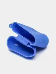 Синий силиконовый чехол для беспроводных наушников AirPods 1, AirPods 2