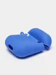Синий силиконовый чехол для беспроводных наушников AirPods 1, AirPods 2