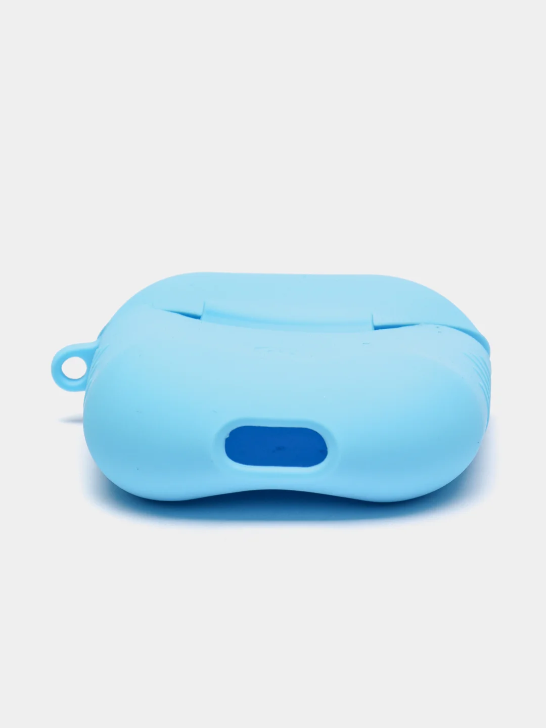Голубой силиконовый чехол для беспроводных наушников AirPods 1, AirPods 2