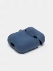 Темно-синий силиконовый чехол для беспроводных наушников AirPods 1, AirPods 2