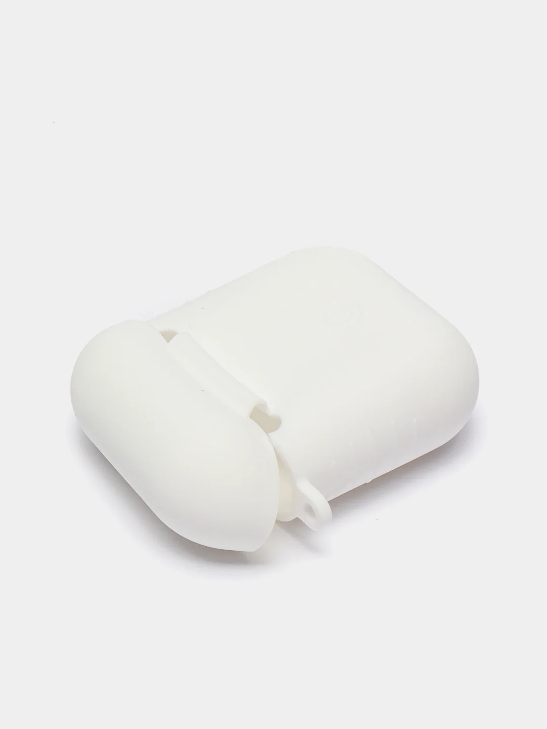 Белый силиконовый чехол для беспроводных наушников AirPods 1, AirPods 2