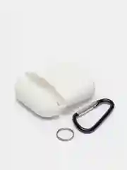 Белый силиконовый чехол для беспроводных наушников AirPods 1, AirPods 2